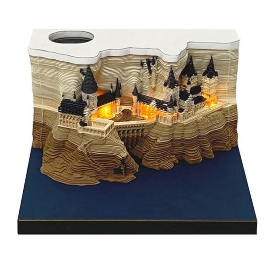 Omoshiroi Bloc-Notes 3D Sakura Treehouse Calendrier 3D 2026 Bloc-Notes 3D Bloc-Notes Notes Bureaux Papier Notes Cadeau D'anniversaire De Noël  15