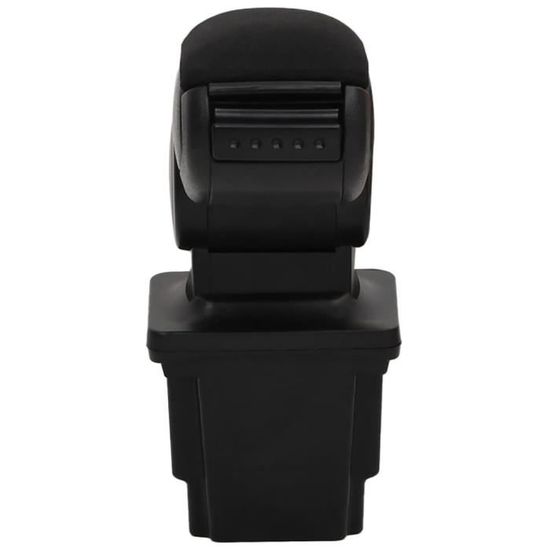 Apoyabrazos Central Para Seat León 1 Tipo 1M (1999-2005) – Reposamanos De Tela Negra Con Compartimento Organizador, Fácil Instalación Sin Taladrar