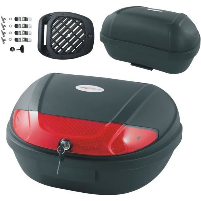 Top Case Moto Touring 48L Quad Bagage Coffer Valise Fermeture