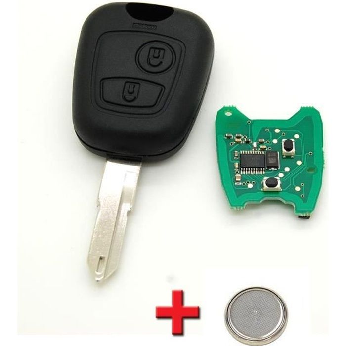 Clé électronique vierge Citroën C1 C2 C3 C4 C5