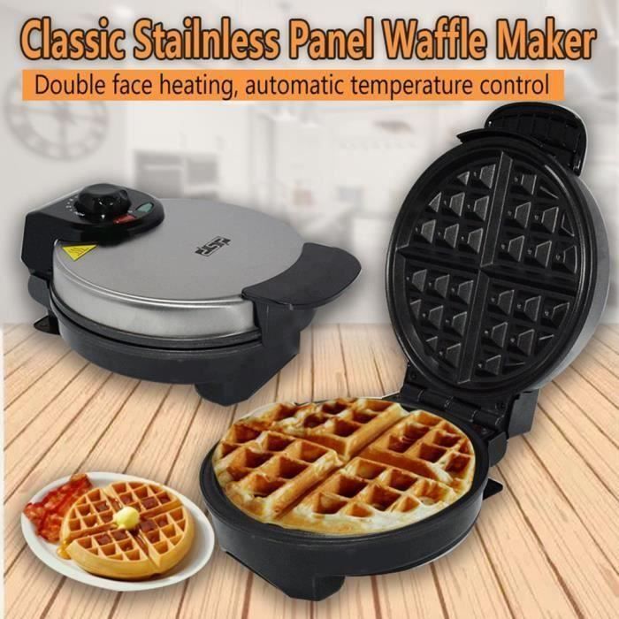 850W Gaufrier Haut de gamme Snack Collection Inclus Plaques Gaufres et Sandwiches grande puissance