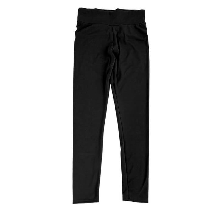 Qiilu pantalons de yoga Femmes Yoga Gym Pantalon de sport Hip Push Up Leggings Fitness Workout Stretch (Noir XL)