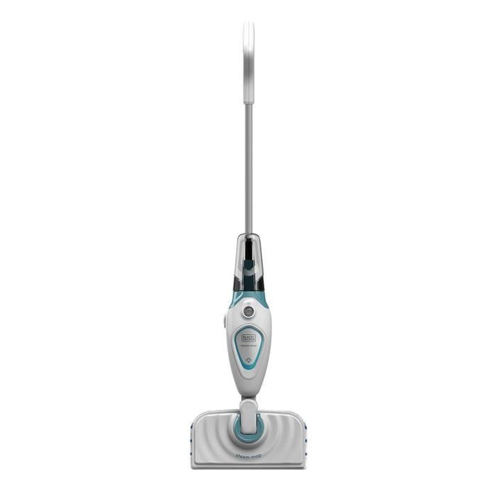 BLACK+DECKER FSM1605-QS Balai vapeur filaire - 1300W - Réservoir : 350 ml - Temps de chauffe : 20 s - 1 patin en microfibre