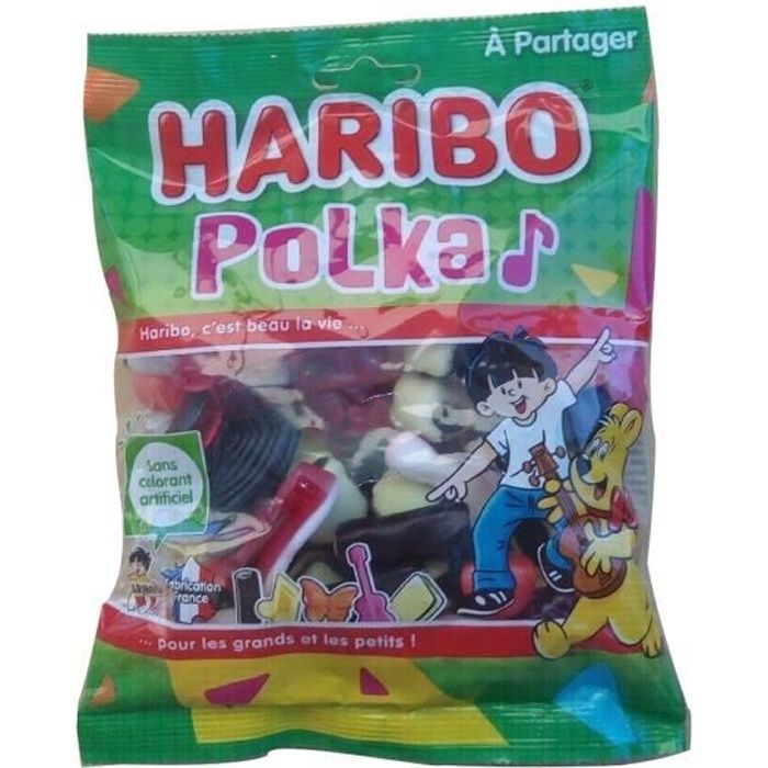 HARIBO Bonbons Polka - Sachet de 300 g