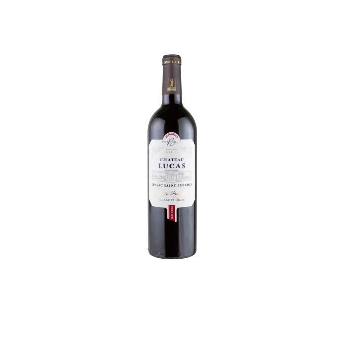 Grand de Lucas - AOC Lussac Saint-Emilion 2016 - Grand Vin Rouge de Bordeaux - Château Lucas Cuvée Prestige - 75 cl