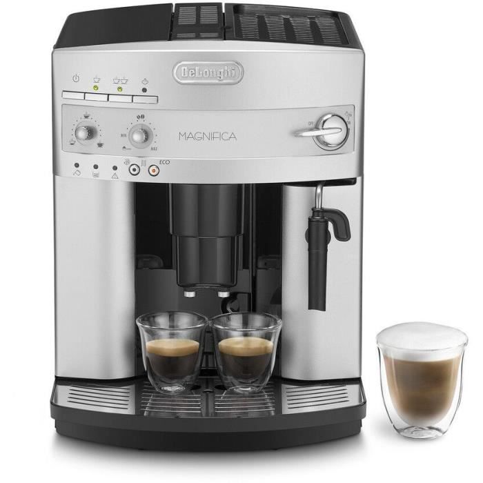 DELONGHI ESAM 3200.S Machine expresso automatique avec broyeur Magnifica - Argent