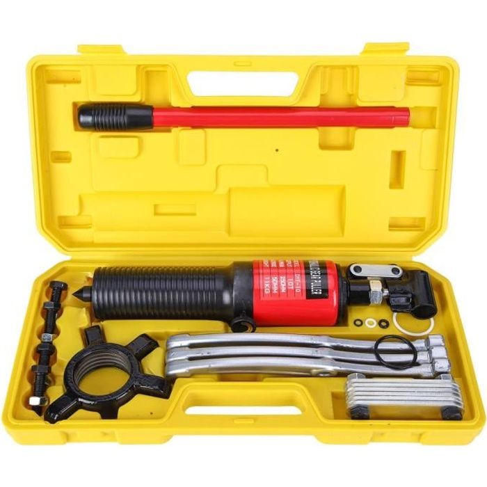 Viesurchoix© 10 tonnes hydraulique Gear séparateurs de Arrache moyeu Extracteur Roulement Garage Outil Kit -