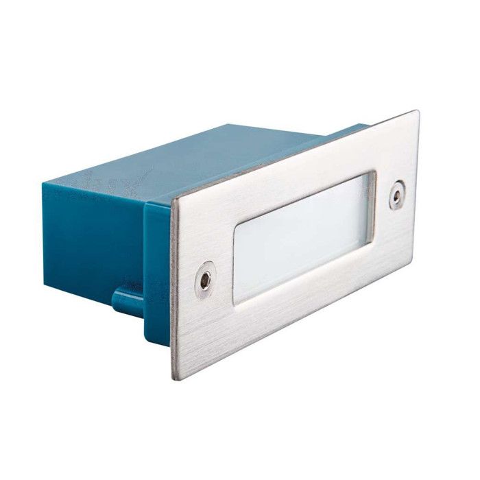 Applique Spot rectangulaire 220V TAXI encastrable Blanc Neutre IP54