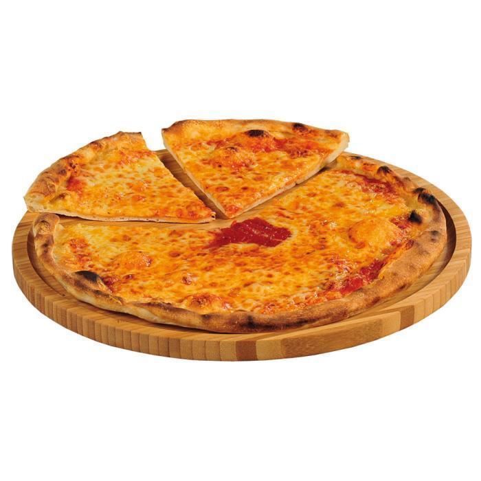 plat Pizza, planche à pizza, plateau, plateau à pizza, bambou, accessoires de cuisine