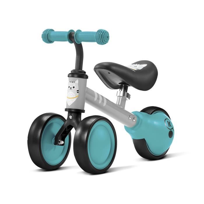 KINDERKRAFT Mini vélo Draisienne CUTIE Turquoise - 3 roues - Dès 1 an
