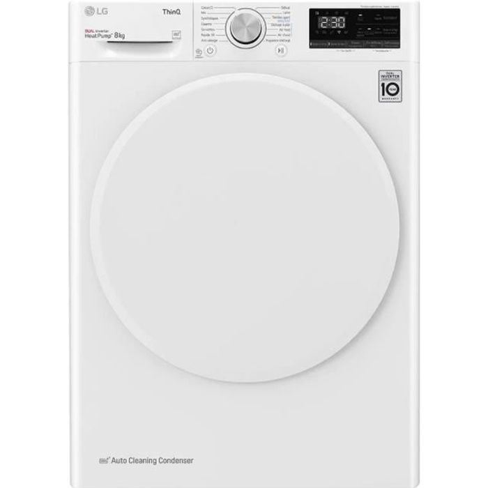Sèche-linge 8 Kg LG RH8V59WH