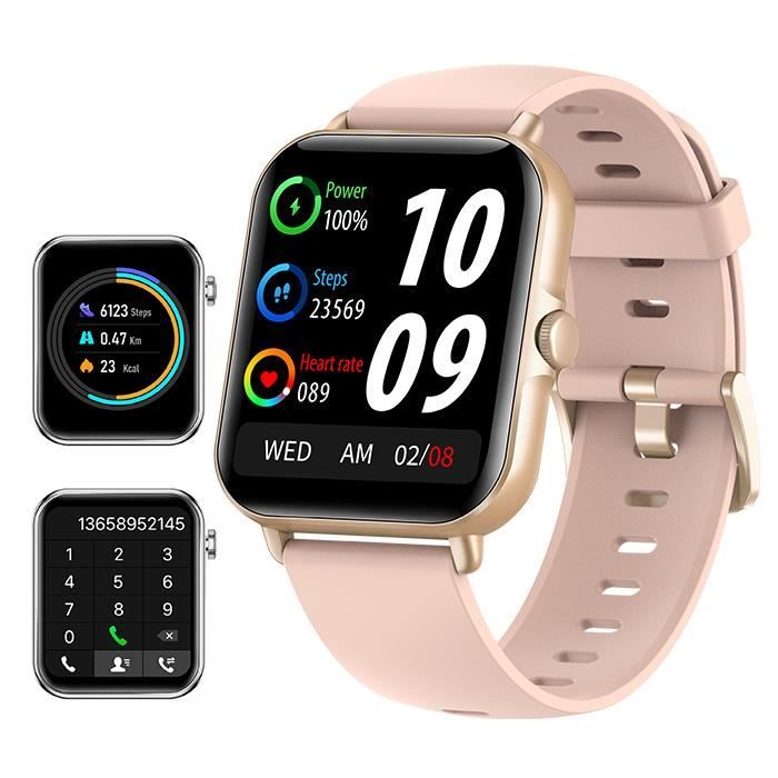 Montre Connectée Bluetooth homme femme SmartWatch Montre Bluetooth Sport pour