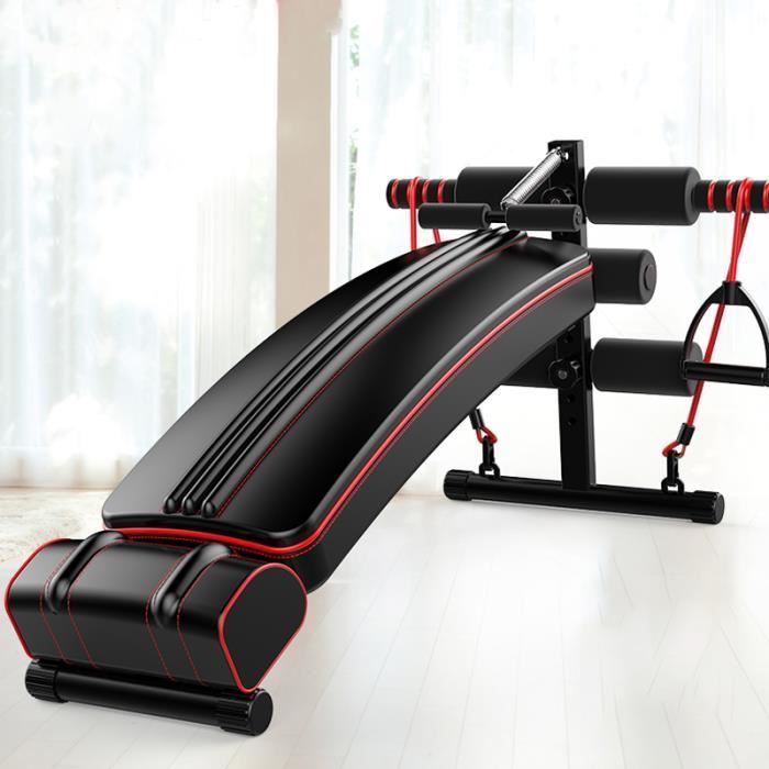 TEMPSA Banc de Musculation Pliable Abdominaux Banc d'Entraînement Appareils de Fitness Maison