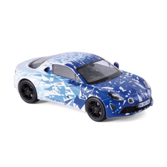 Miniatures montées - Alpine A110 blanc/bleu - version test 2017 1/43 Norev