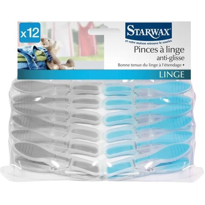 STARWAX - Pinces à linge extrafortes étui de 12