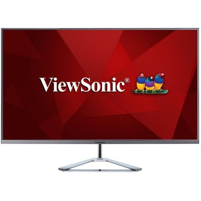 VIEWSONIC Écran LED VX3276-2K-mhd - 32- (31.5- visualisable) - 2560 x 1440 WQHD - IPS - 250 cd/m² - 1200:1 - 3 ms