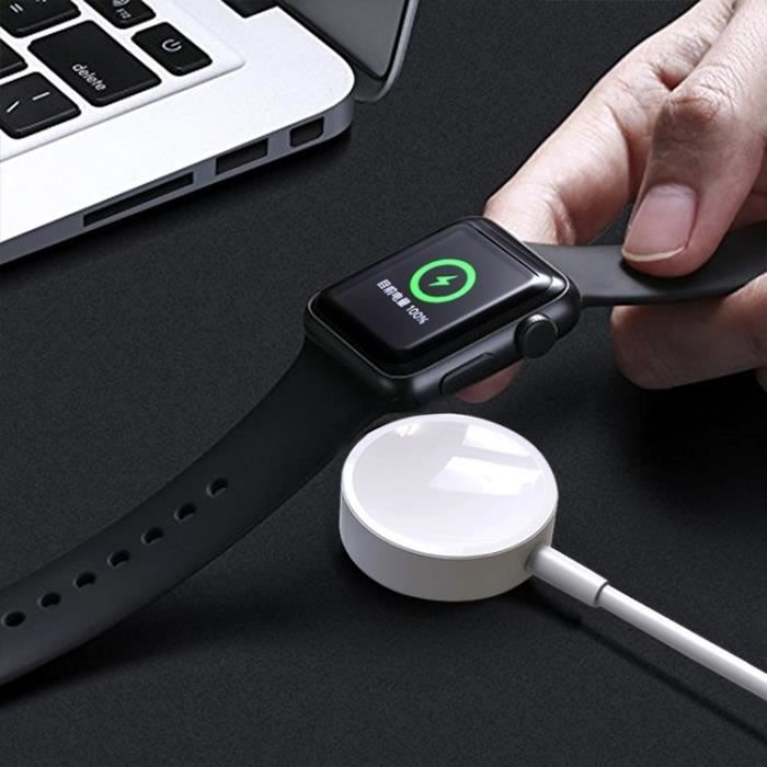 Chargeur magnétique sans fil pour Apple Watch série 4/3/2/1 - 219593 Noir
