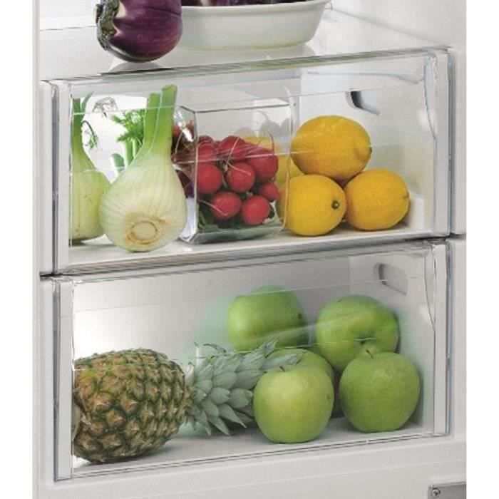 SHOT CASE - WHIRLPOOL ARG180701 - Réfrigérateur encastrable, 177,6 cm, 314 L, Blanc, A+, Charnieres glissieres, Froid brassé, 6eme
