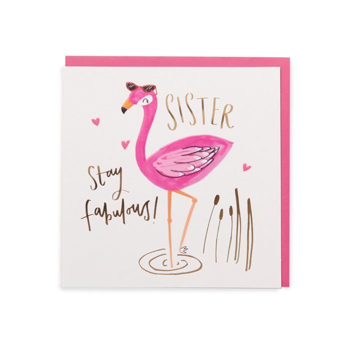 Uk greetings Kindred Carte d'anniversaire avec inscription > pour soeur