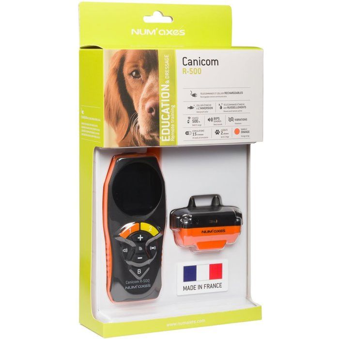 Collier D'Entraînement NUM'AXES CANICOM R 500 – Rechargeable, Vibration 15 Niveaux - vue 4