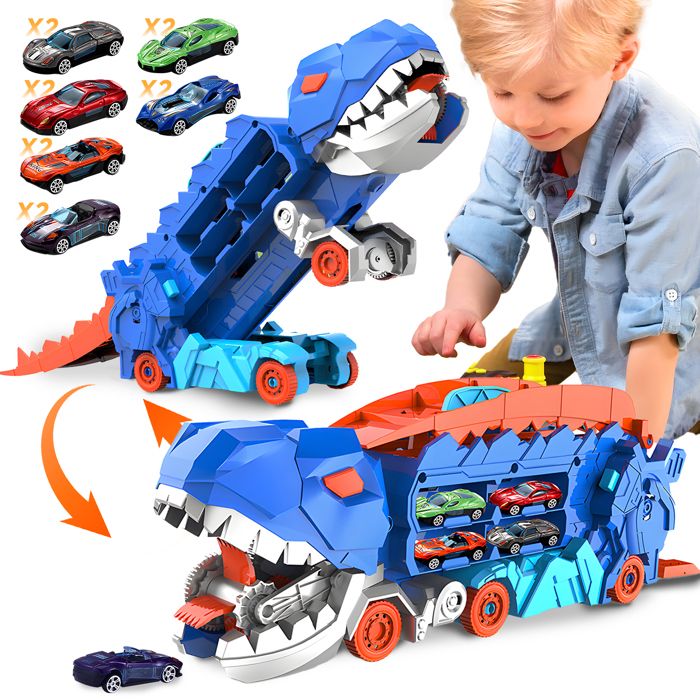 Weenwill Camion Jouet Police Avec Sons Et Lumières Pour Enfants 1-6 Ans - Voiture Transport & Véhicules Inclus