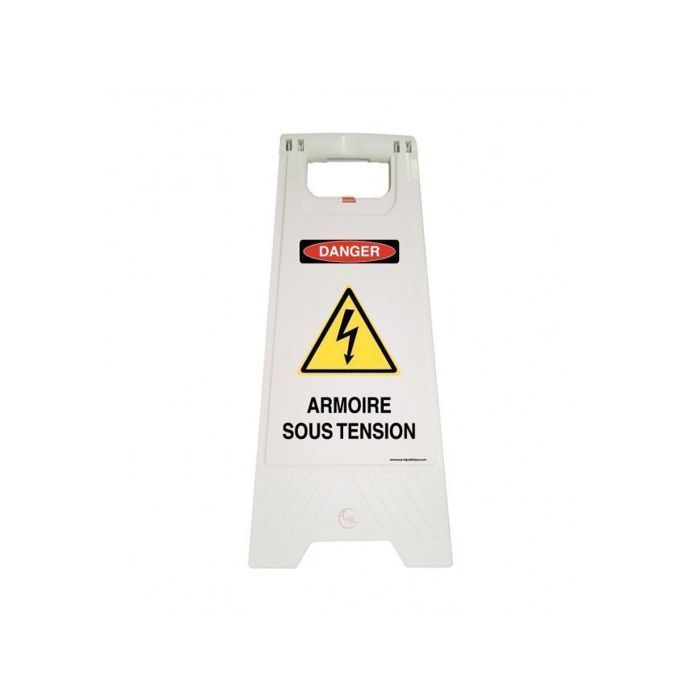 AUA SIGNALETIQUE Warnschild „Achtung Schaltschrank“ – 150x210 Mm, Gelb, Abgerundete Ecken