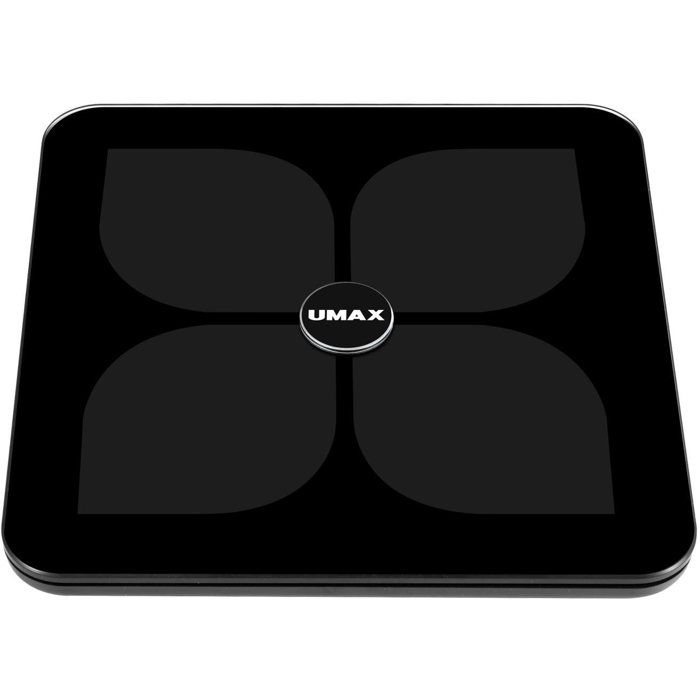 Pèse-personne - UMAX - US20HRC - Capacité 180 kg - Mesure graisse muscles eau - Connectivité Bluetooth/WiFi