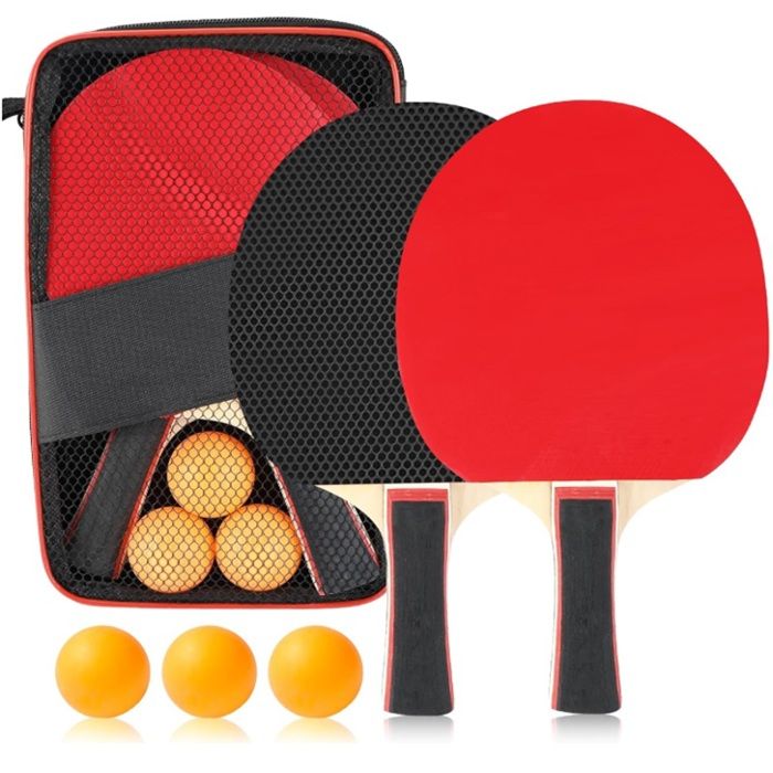 Débutant Adulte Enfant Set De Tennis De Table Morbuy - 2 Raquettes, Filet Rétractable, 4 Balles Et Sac - Pour La Maison, Le Bureau Ou Le Jardin Set Débutant Adulte Enfant Set De Tennis De Table Morbuy - 2 Raquettes, Filet Rétractable, 4 Balles Et Sac - Pour La Maison, Le Bureau Ou Le Jardin Set