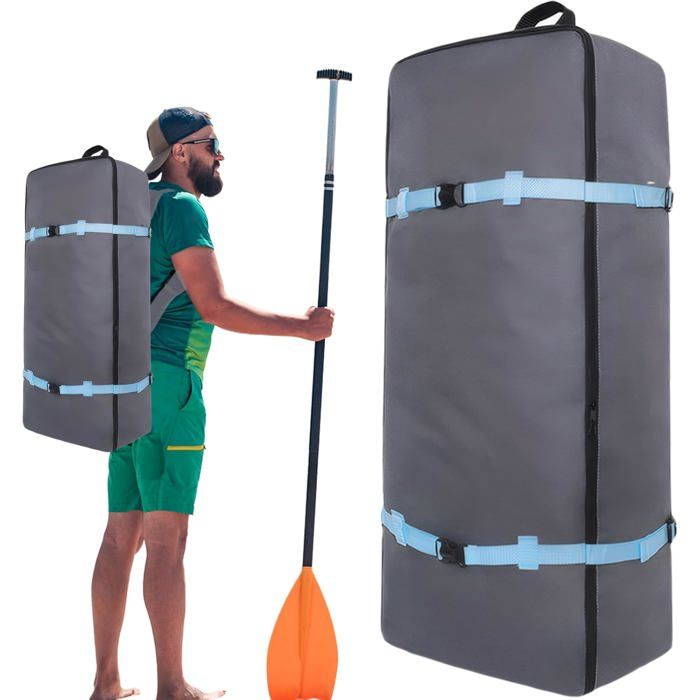 Sac à Paddle Sac à Dos à Paddle en Tissu Oxford avec poignée et Sangle de Boucle Sac à pagaie étanche étanche