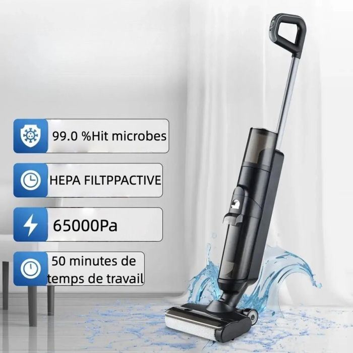 Aspirateur Nettoyeur - AUTREMENT - Sec Humide - 50min Autonomie - 650mL Réservoir - HEPA
