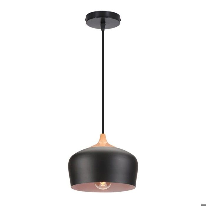 Suspension luminaire - SMOTOP - Noir vintage - Ø30 cm - E27 1×60W