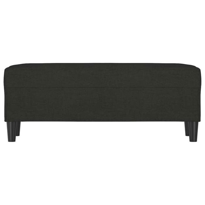 Décoratif - Banc Coffre - Vidaxl - 1 pc - Usage intérieur - Noir 100x35x41  cm Tissu678294