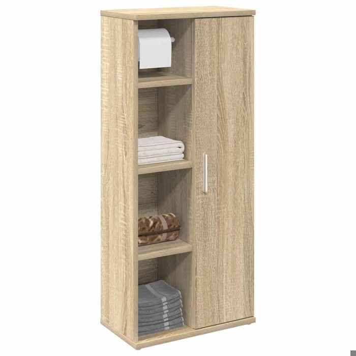 Meuble de salle de bain - vidaXL - rangement salle de bain - Chêne sonoma - 39 x 22 x 90 cm cff30o5477