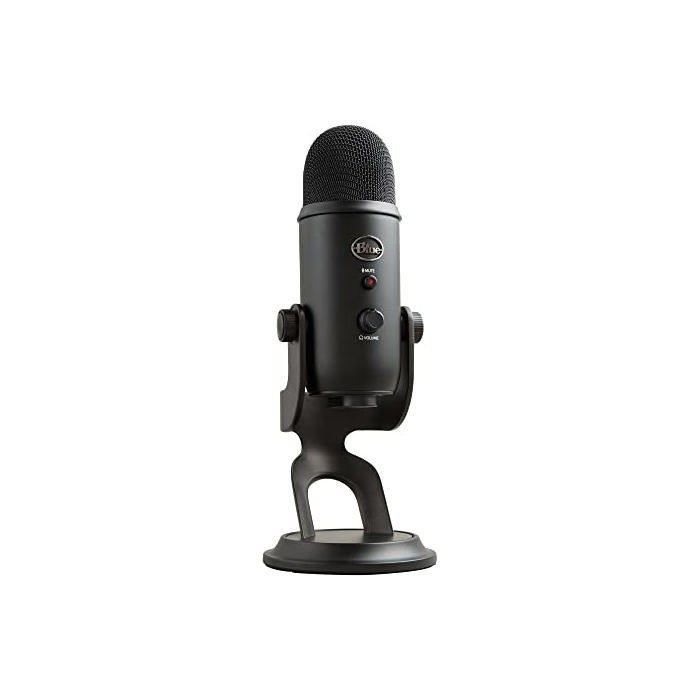 Yeti Microphone USB pour Enregistrer Streaming Gaming Omnidirectionnel Yeti USB Mic Bureau Mac Ordinateur