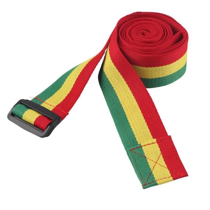 Akozon Sangle de djembé Tricolor Portable African hand belt Djembe