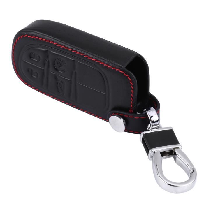 Étui à Clés En Cuir Branco Turquoise - Compartiment Zip, Poche Carte - Pour Clés De Voiture Et Objets Personnels - 10