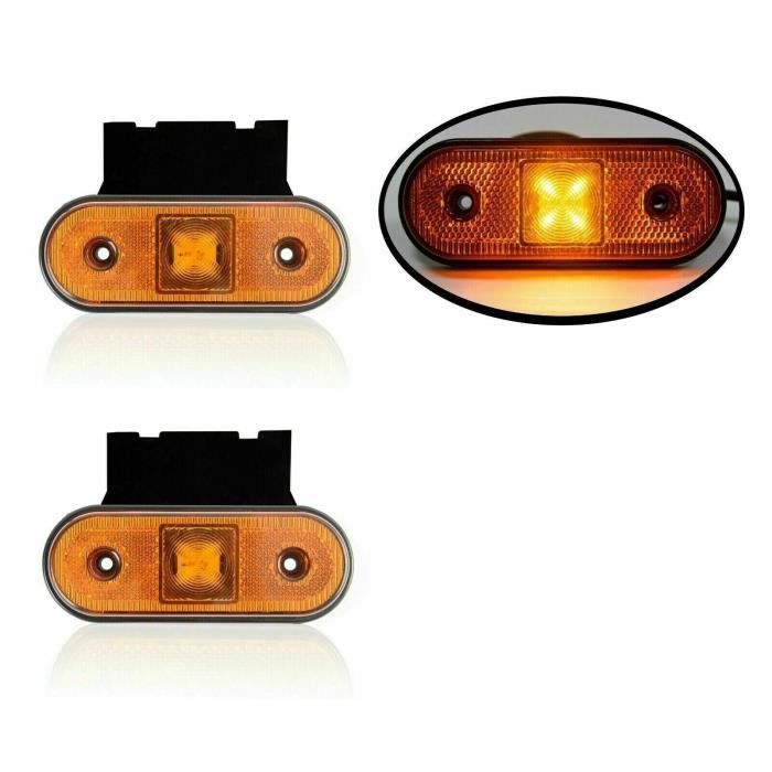 Lot De 4 Feux De Signalisation 12V Pour Camions/Remorques - Neufs, Sans Marque