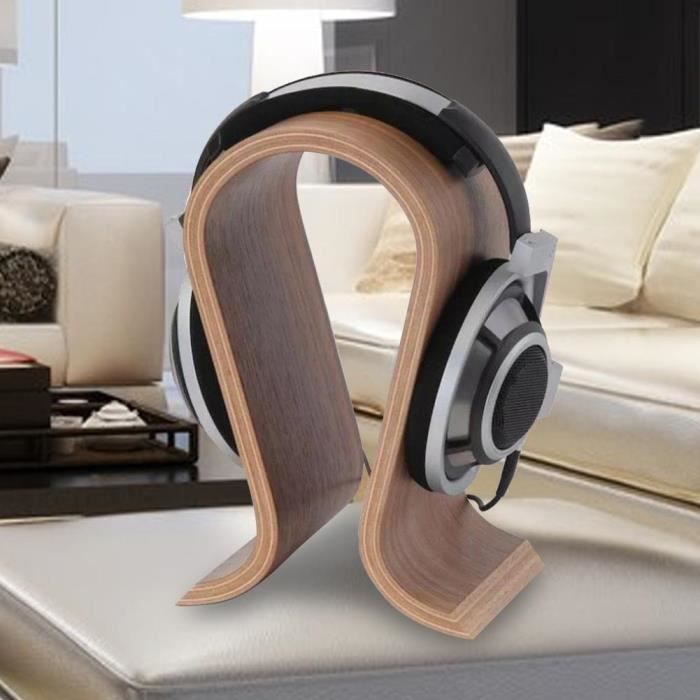 Support de casque en bois Support d'écouteur en bois - Cdiscount