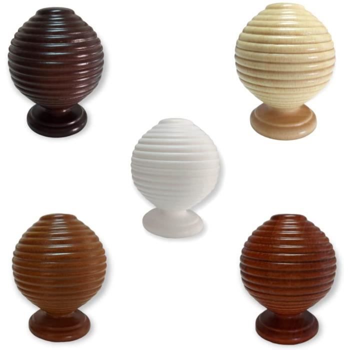 2 BOUTS TRINGLE A RIDEAUX BRONZE TRES DECO XXe Déco Embouts Anciens XX A Visser Imgx500 2095