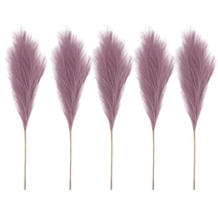 Fausse herbe de pampa, 70 cm d'herbe de pampa artificielle 5 tiges ...