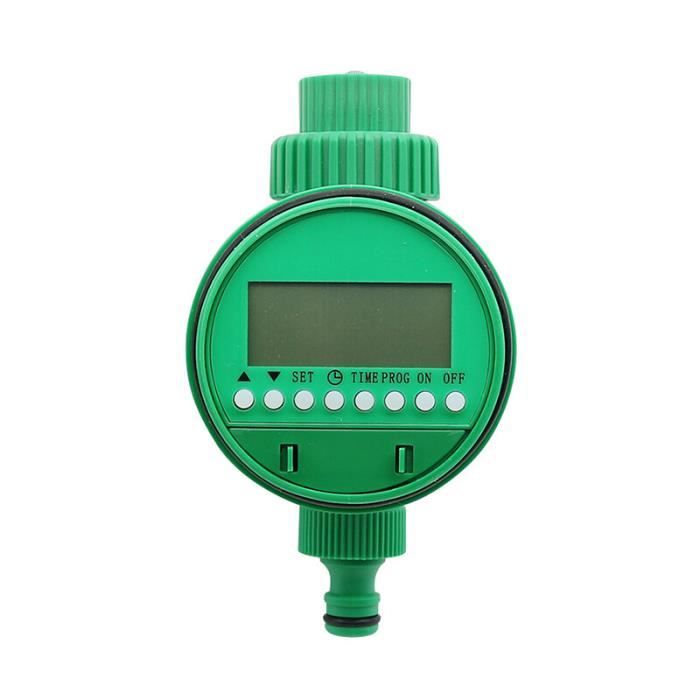 Programmateur D'arrosage PNI WT10 - 2 Sorties, écran LCD, Piles AA - Entrée/sortie 3/4" - Gestion Automatique Jardin - 8