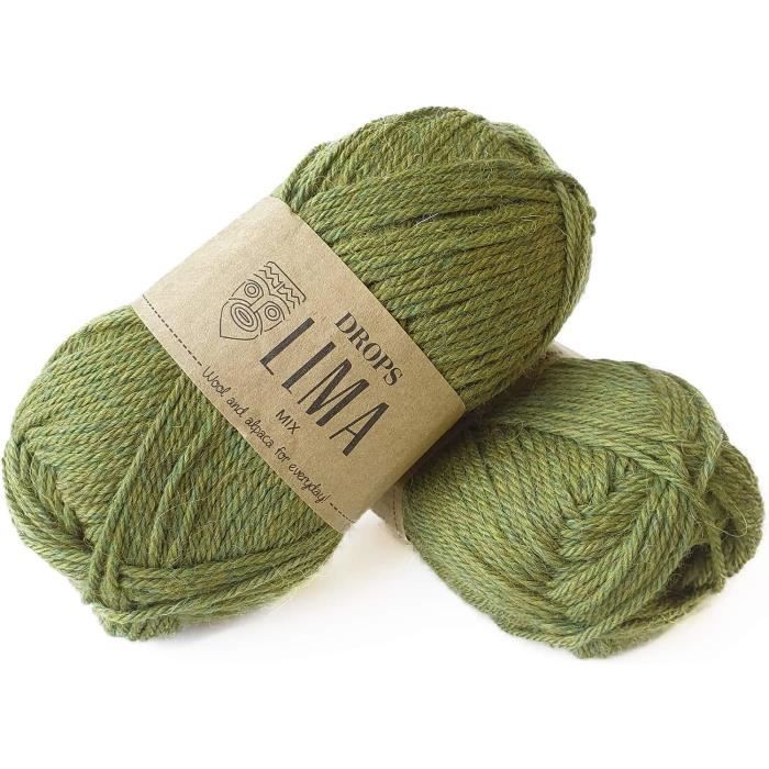 65 % Laine Et 35 % Alpaga Pour Tricoter Et Crocheter, 3 Ou