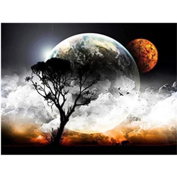 Diamond Painting Fleurs Diamant Painting 5D Tableau Diamant Kit Complet Adulte Broderie Diamant