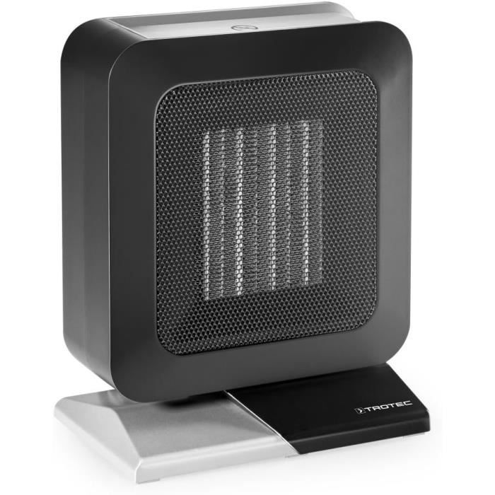 Radiateur Soufflant Céramique Portable 500W - Chauffage D'appoint Mini Pour Bureau Ou Petite Pièce - Blanc, Poignée