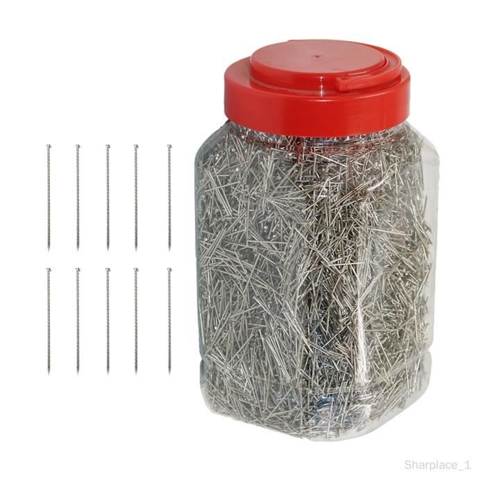 PEALOVCOM 400 PCS Épingles à Coudre 53mm - Épingles Longues Fines Avec Têtes Colorées