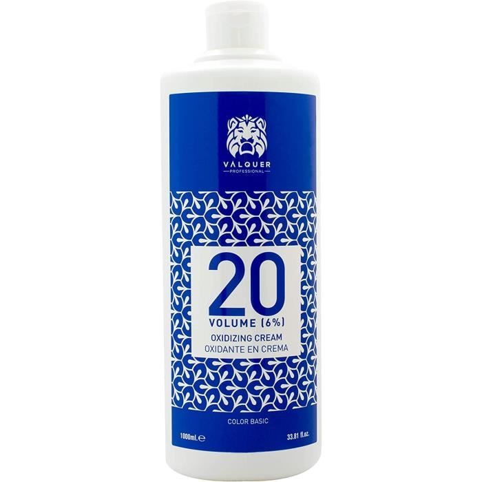 Valquer Professional Sauerstoff-Creme 30 Vol. (9%) – 1000 Ml, Für Dauerhafte Haarfärbung | Stabilisiert