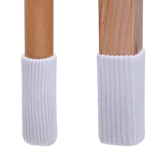 Meta-U® 24pcs tricot laine meubles chaussettes coussins de chaise jambe tapis protecteur café 