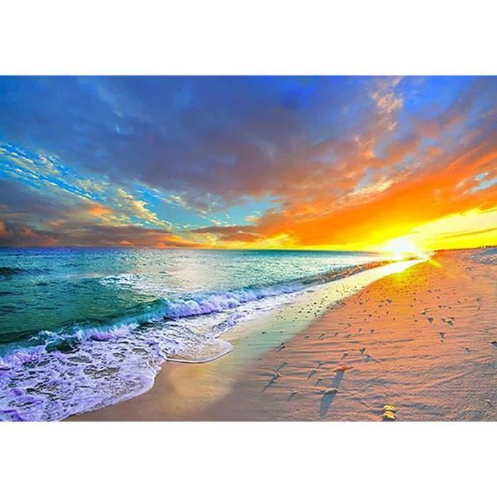 Peinture au diamant Coucher de soleil de forage de diamant de peinture de  diamant de 5D plein 30 * 40cm-206 - Achat / Vente peinture au numéro  Peinture au diamant - Cdiscount