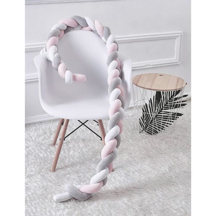 Tour De Lit Bebe Coussin Serpent Coussin Tresse Pare Chocs Velours Tour De Canape Souple Pour Bebe Protection Chambre Decor 0c Achat Vente Barriere De Securite Soldes Sur Cdiscount