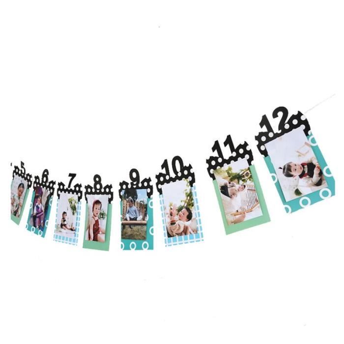 Bricolage Bebe 12 Mois Cadre Photo Banniere Bebe Premier Joyeux Anniversaire Decorations Fete Mariage Ju Modele F Jbhfcdc Achat Vente Banderole Banniere Prolongation Soldes Cdiscount